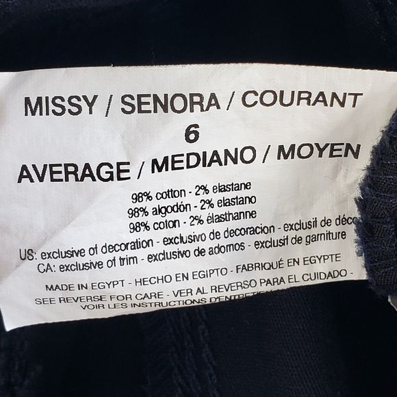 Gloria Vanderbilt Jeans Womens 6 29x30 Black Jordyn Bootcut Embroidered Beaded - Picture 10 of 16